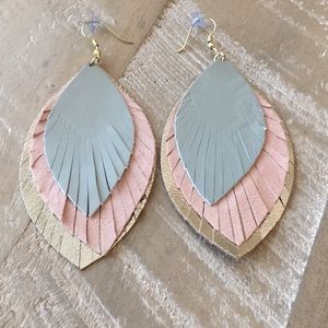 Noonday Feathered Fringe earrings!